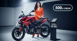 ₹1.85 लाख कीमत में Bajaj Pulsar NS 500 – 500cc इंजन और 45kmpl माइलेज
