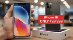 iPhone 16 केवल ₹29,999 — AirPods मुफ्त और एक्स्ट्रा 2 साल वारंटी (सीमित टाइम)।