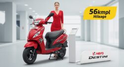 ₹65,500 में Hero Destini – 56kmpl Mileage और Premium Design Package