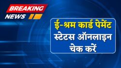 ई-श्रम कार्ड का स्टेट्स चेक करें, देखें पैसा या या नहीं E Shram Card Payment