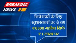 LIC New FD Scheme ; एक लाख के निवेश पर मिलेगा हर महीने 6500, LIC
